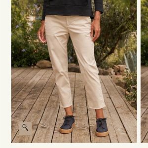 Frank & Eileen Size 10 Italian Wicklow khaki chinos.